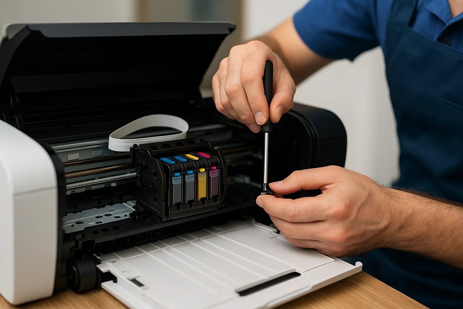 Impressora em destaque